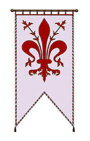 The Giglio of Florence (the Flag of Florence)