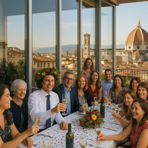 The graduation - a huge celebration