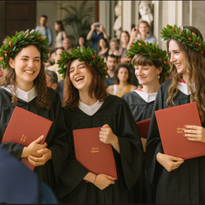 La remsie de diplomes - une grande celebration